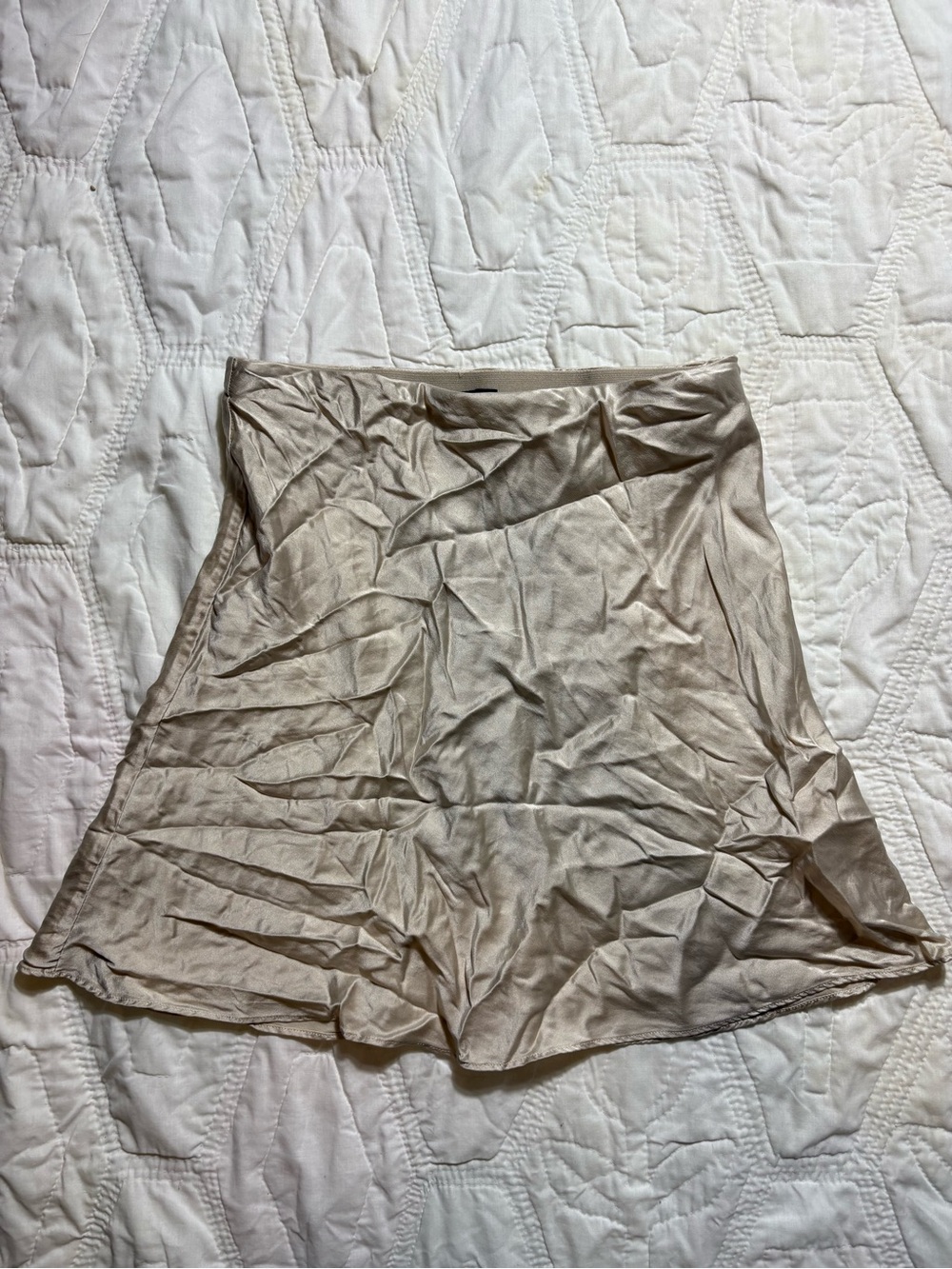 Quince 100% Silk Washable Silk Mini Skirt Size S